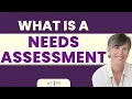 What is a Needs Assessment Write Medicine