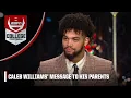Caleb Williams thanks his parents high school coach in Heisman speech ESPN College Football
