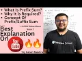 What is Prefix Sum Why It is Required Concept Of Sum Hindi Newton School