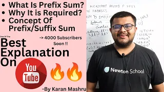 What is Prefix Sum Why It is Required Concept Of Sum Hindi Newton School