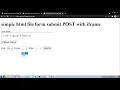 Simple IOT Controller Client Server HTTP Request POST with PHP JSON HTML File Iframe Form Submit
