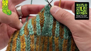 Blip-Free Right-Leaning Crossed Double Decrease in Inverted DKBrioche A Sockmatician Tutorial