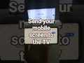 How to connect a phone to a Smart TV TV with Chromecast Cast screen to a TV