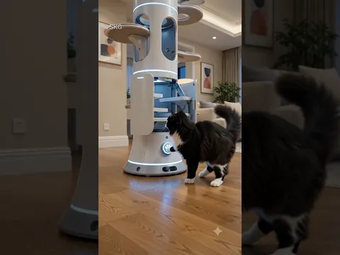 The cat built an amazing house 🥰