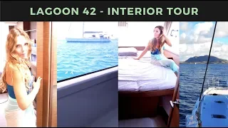 Interior Lagoon 42 Catamaran Boat Tour Part 2 EP 31