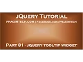 jquery tooltip widget