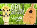 UKULELE SEIZI BALI BAMBOO SOLID PINEAPPLE TENOR - Ukulele de Bambu