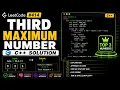 Third Maximum Number LeetCode 414 Optimized C Solution Explained