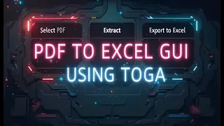 Build a Modern PDF to Excel GUI App with Python - Using Toga