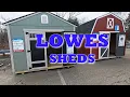 LOWES SHED MODELS AND PRICES 2026