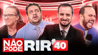 JORNAL NÃO PODE RIR com Marcos Castro, Luciana D'Aulizio, Lucas e Edson