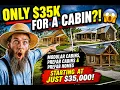 ONLY 35K FOR A CABIN Prefab Cabins Prefab Homes Tiny HomeTours Modular Homes Starting at 35K