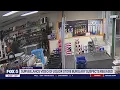 shows thieves raiding Montgomery County liquor store