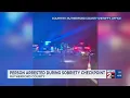 Person arrested during sobriety checkpoint in Rutherford County