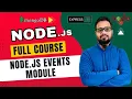 NodeJS Tutorial in Hindi - Events Module EventEmitter