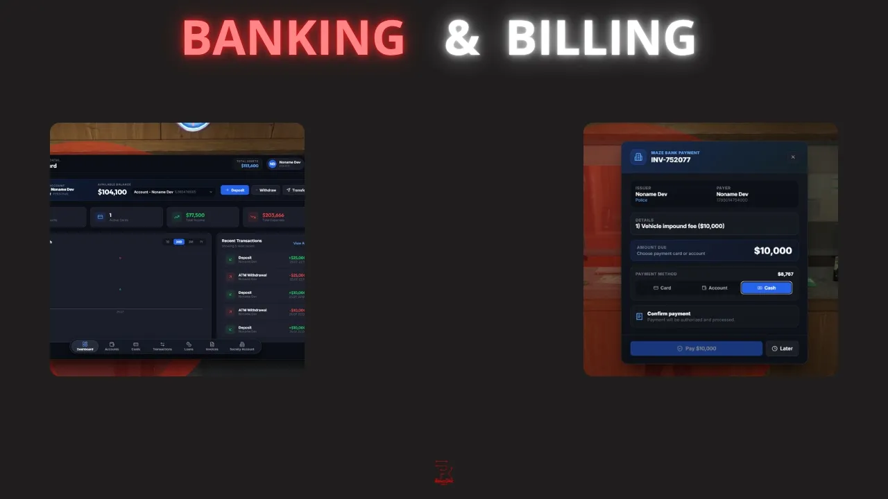 Banking & Billing