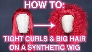 Download How To Style Tight Perm Rod Curls and Teased Hair on a Synthetic Wig MP3