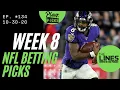 NFL Predictions Week 8 Free NFL Picks Odds 10 30 20 The Lines Podcast Ep 134