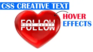 CSS Split Text on Hover Creative Text Hover Effects