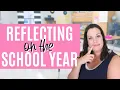 A simple process to make reflection on the school year easy