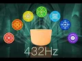 Download Lagu All 7 Chakras Crystal Singing Bowls 30 Min. Deep Opening \u0026 Balancing Meditation Music | 432Hz based
