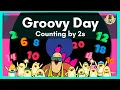 Groovy Day Counting by 2s Counting Song for Kids The Singing Walrus