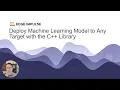 Using the C SDK Library to Perform Inference on Any Device
