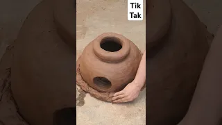 صناعة فرن من الطين بسهولة نذهل 
