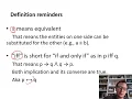 Lecture 04 - Part 1 Proof Basics