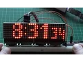Arduino and MAX7219 LED Matrix clock and thermometer