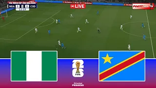 LIVE Nigeria Vs DR Congo FIFA World Cup 2026 Qualifiers Pes 21 Gameplay Simulation 