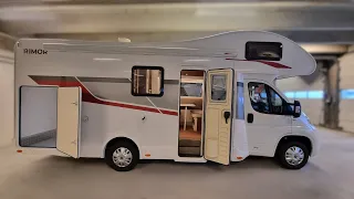 6 beds and a big shower in a luxury motorhome rimor seal 5