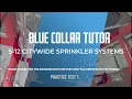 FDNY S-12 CERTIFICATE OF FITNESS for CITYWIDE SPRINKLER SYSTEMS Study Guide PRACTICE TEST 1