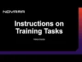 Instructions on Training Tasks Novara EHS Software