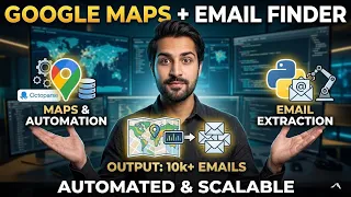 Google Maps Scraper plus Email Finder Automation Octoparse and Python Email Extraction