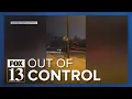 Wild shows car sliding down icy road slamming into vehicle in North Ogden