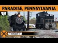 Amtrak and Strasburg Rail Road at Paradise Pennsylvania USA LIVE Train Camera PTZ