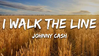 Johnny Cash - I Walk the Line (Lyrics)