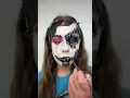Artificial intelligence robot android makeup face paint tutorial