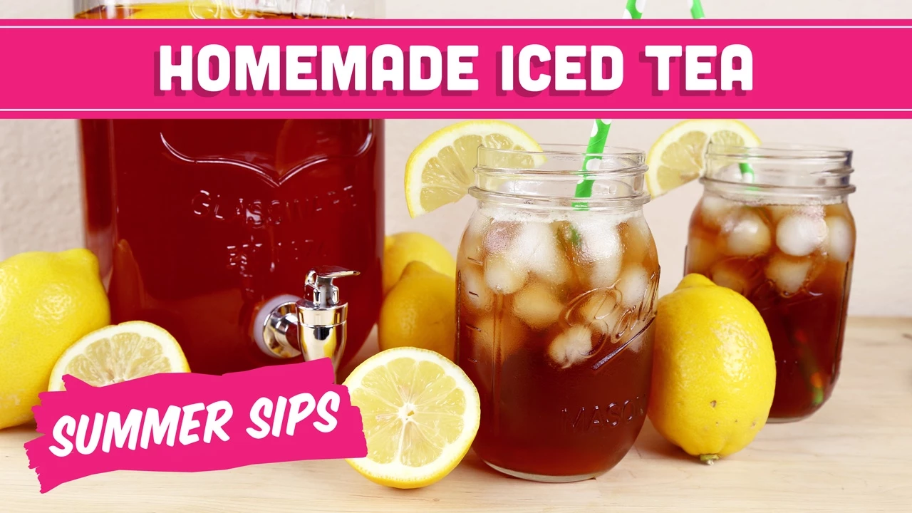 Homemade Iced Tea! Summer Sips in Sixty Seconds - Mind Over Munch