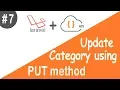 Laravel RESTful Api - Update Category using PUT method