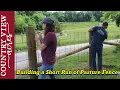 Building a Fence out of Stock Panels that looks Nice and Straight Not Wavy