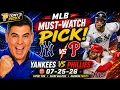 New York Yankees vs Philadelphia Phillies Pick 26 MLB Pick Prediction