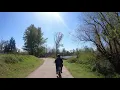 Eugene Oregon bike path tour Delta Ponds Bridge to McMenamins North Bank Love on Wheels