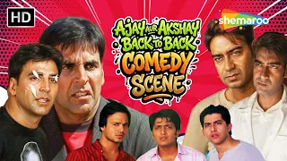 Ajay और Akshay का Comedy Dhamaka 😂 | Deewane Huye Paagal + Masti | Back To Back Scenes | HD