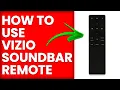 How To Use Vizio Soundbar Remote How To Operate Vizio Soundbar Remote