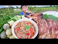 Download Lagu น้ำพริกปลาทู ซี่โครงหมูย่าง กับบรรยากาศทุ่งนา-10-10-2025-