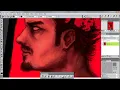 L'enfant sauvage - Self-portrait speed painting