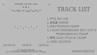  full album seventeen fml 10th mini album 