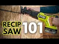 How to Use a Reciprocating Saw RYOBI Tools 101